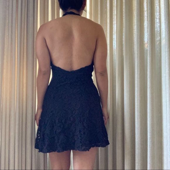 Urban Outfitters Kimchi Blue Lace Halter Dress - Picture 4 of 11